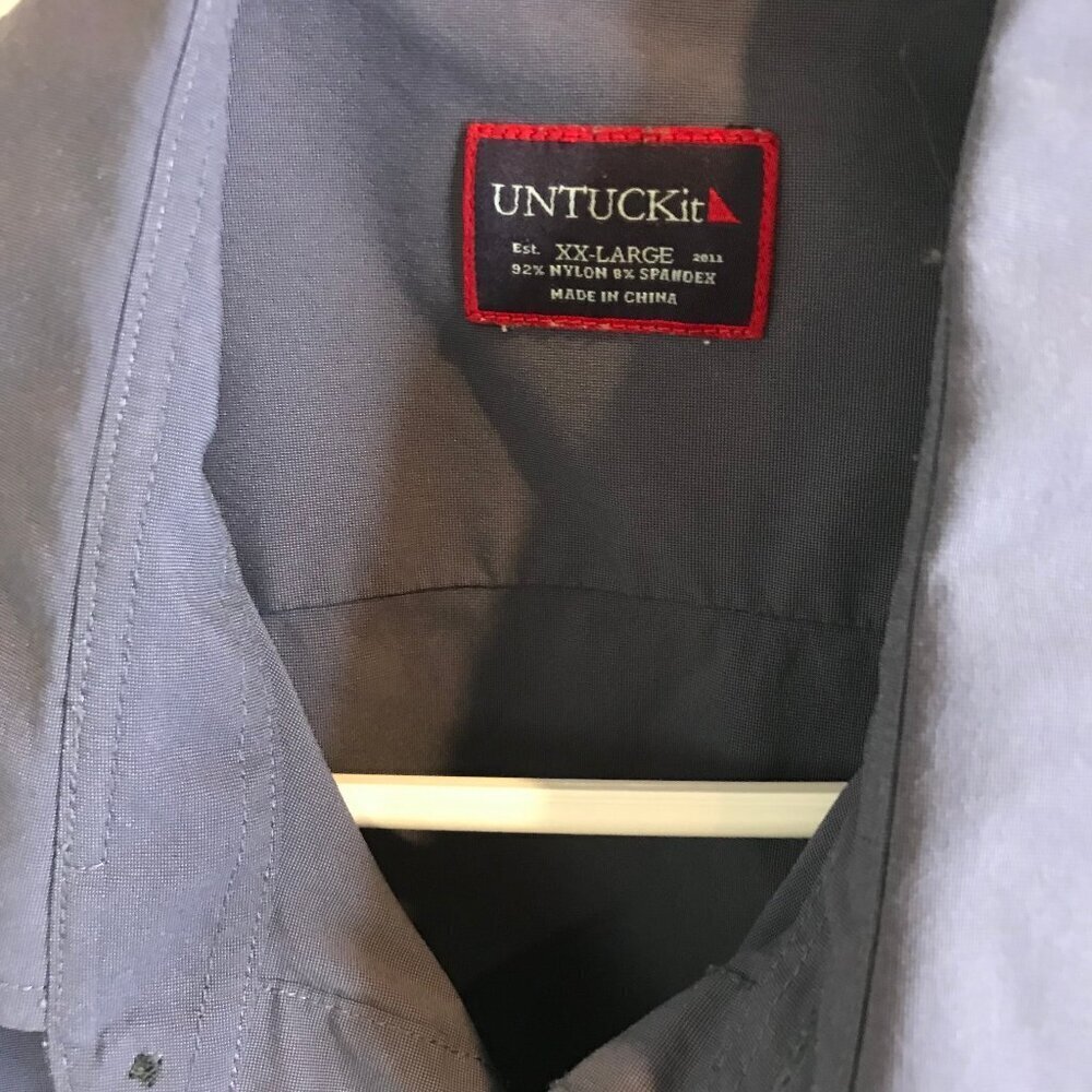 UNTUCKit MENS LONG SLEEVE SHIRT SIZE XXL - Picture 4 of 5